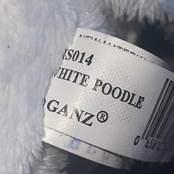 LIL’ Kinz WEBKINZ Ganz WHITE POODLE HS014 hang & but Tag No Code plush stuffed - Picture 6 of 9